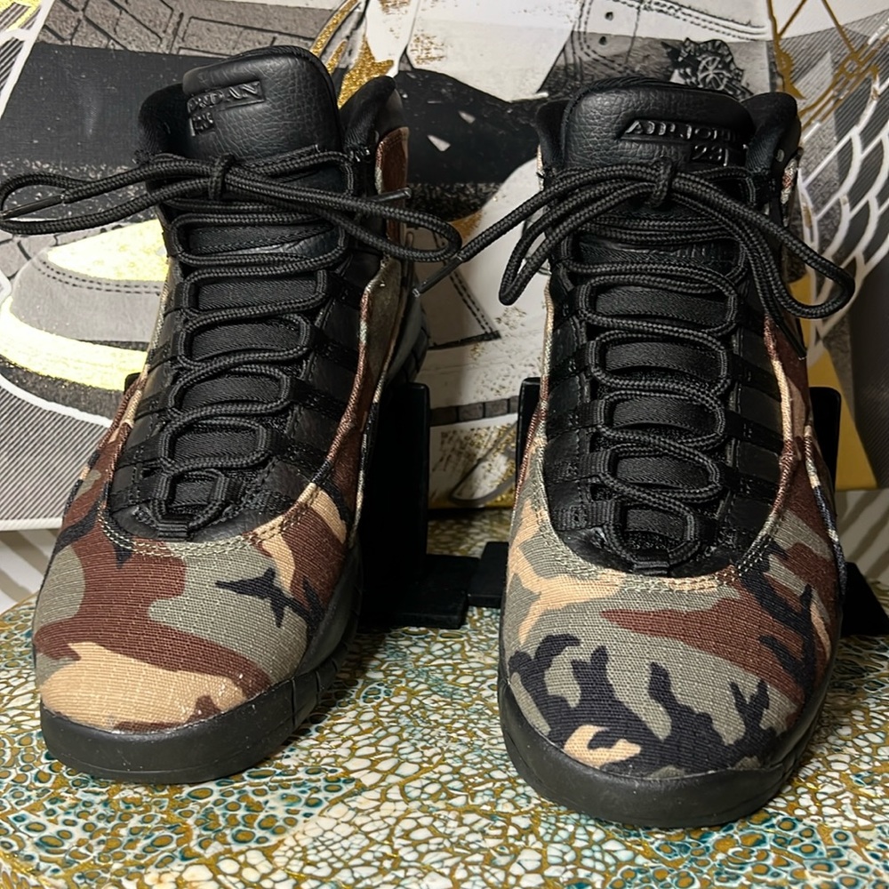 Nike Air Jordan X 10 Retro Desert Camo/Black-Light Chocolate